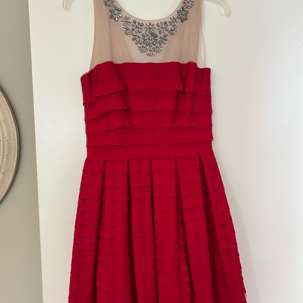 BCBGMaxAzria Vibrant Red Dress